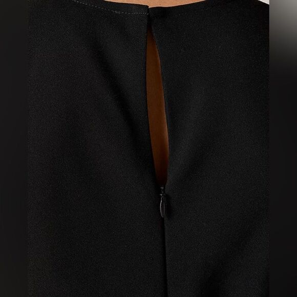 J. Crew Women’s Long A-line Dress in Drapey Crepe Size 14 NWT #CG350 - Picture 4 of 9